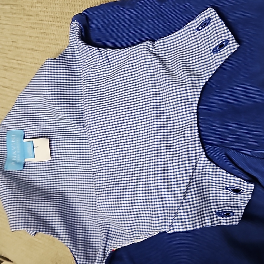 Anavini Hand Smocked Corduroy Romper Vehicles 3 Mo Cotton - Picture 8 of 8